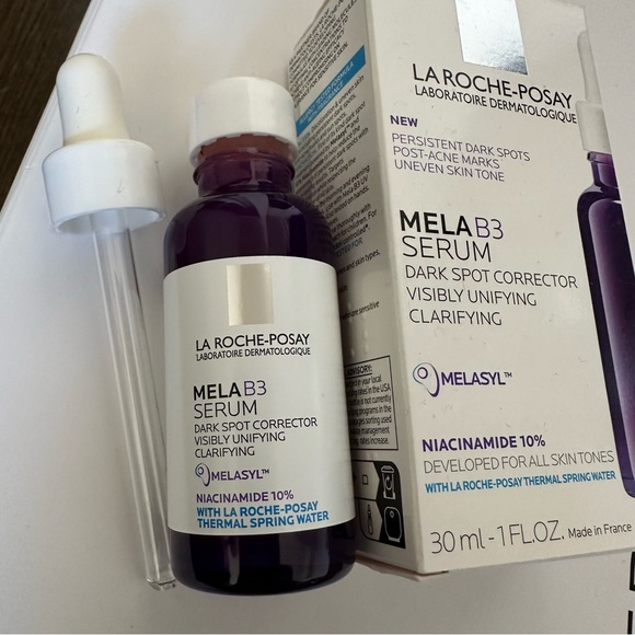 BNIB La Roche-Posay MELA B3 DARK SPOT SERUM WITH MELASYL™ + NIACINAMIDE 💜 - Picture 3 of 5